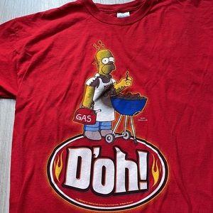 Vintage y2k the Simpsons shirt size xl
